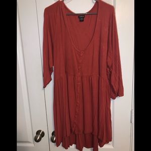 Dark Orange Torrid Top in a size 5 /5x/ 28W